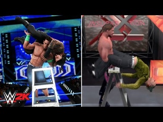 10 BEST EVER Ladder Finishers In WWE Games (WWE 2K)