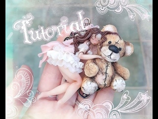 Tutorial//  Donnina & orsetto// polimerclay
