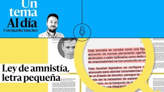 🎙 PODCAST | Ley de amnistía, letra pequeña