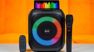 Колонка 80Вт с ДИСПЛЕЕМ, САБОМ и МИКРОФОНОМ CGBox Max от Тюменской компании CaseGuru