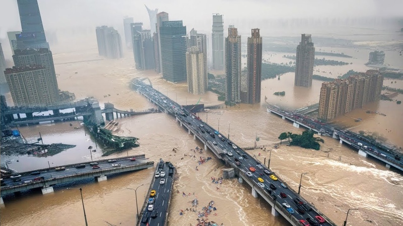 Now Mecca Province is screaming Roads like lakes, floods in Taif, Saudi