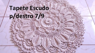 vdeo aulas croch - Tapete Escudo (Destro 7/9)