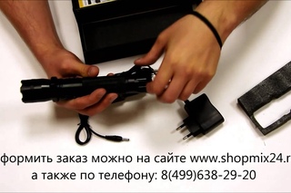 Фонарь электрошокер Police 1102