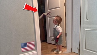 Mom... Please save me from ghost...