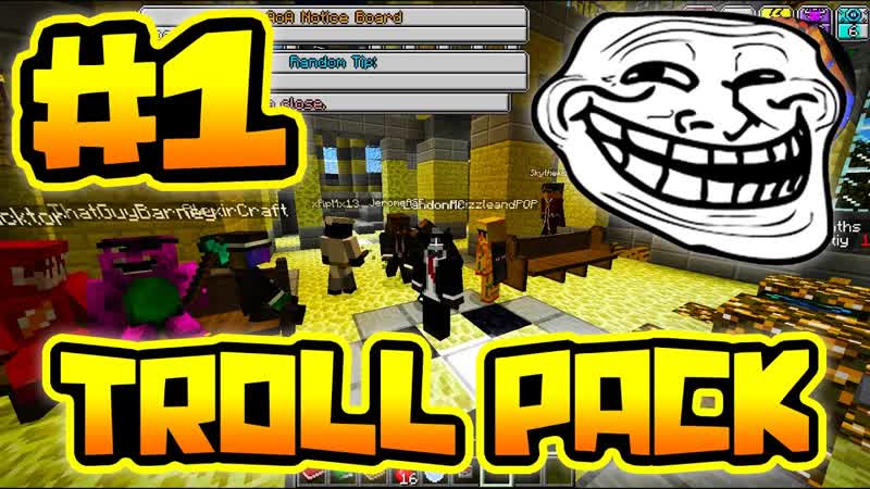 TROLLING THE BIGGEST YOUTUBERS , Troll Pack in Minecraft,