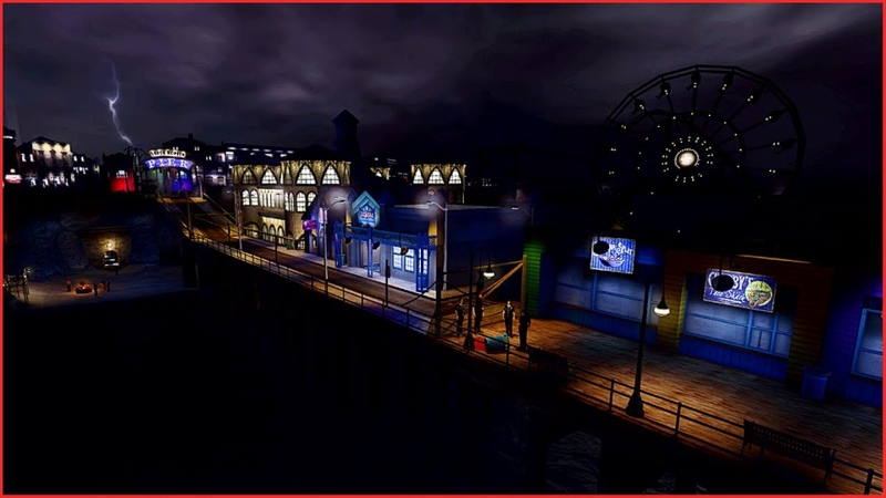 Vampire Ambience Santa Monica Pier (2 Hours Sound Effects+