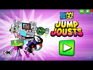 Игра Юные Титаны Прыгучие Бои