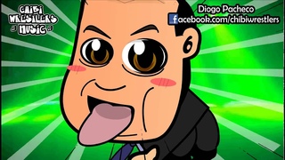 Chibi Wrestlers Music - Brock Lesnar vs Roman Reigns Suplex City Song Chibified (WWE Parody)