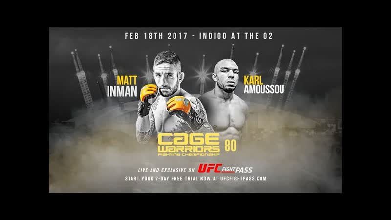 Cage Warriors 80 Saturday on UFC FIGHT