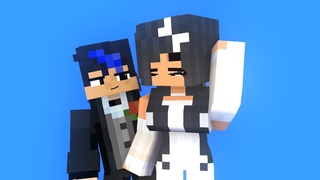 LOVEFOOL YAY! ARIGATO FIRST MEET WEDDING APHMAU AND EIN - MINECRAFT ANIMATION #shorts