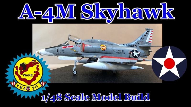 Building the Hasegawa 1, 48th Scale A 4 M Skyhawk Light Attack