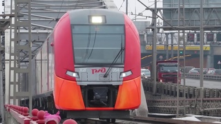 Электропоезда ЭС2Г-054/082 Ласточка МЦК Даниловский мост