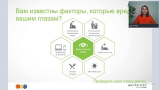 Запис вебінару Amway Academy від  Ваш здоровий зір у цифрову еру разом з NUTRILITE