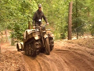 Militracks 2011, Kettenkrad, VW Schwimmwagen, Zndapp KS 750