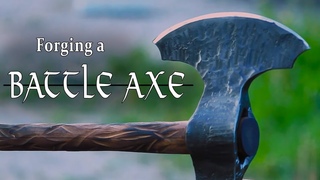 Forging a Double Bladed Battle Axe - Bellerophon Studios