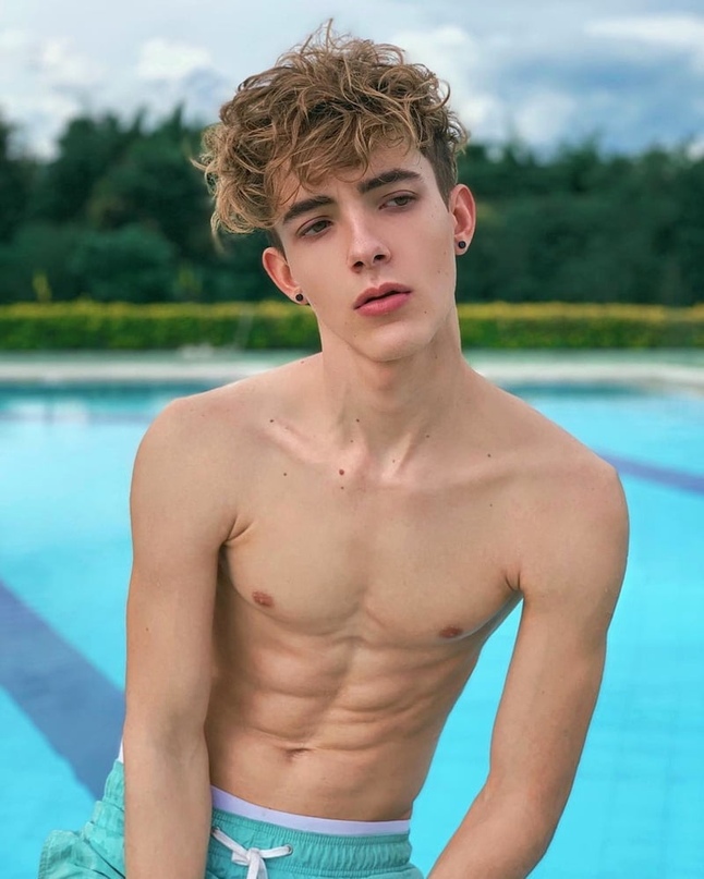 Glasses twink pool reality