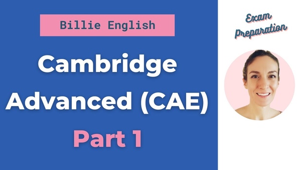 CAE Speaking Part