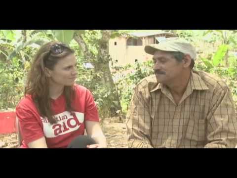 Christian Aid Week 2011: Hayley Atwell sees Christian Aid coffee project in