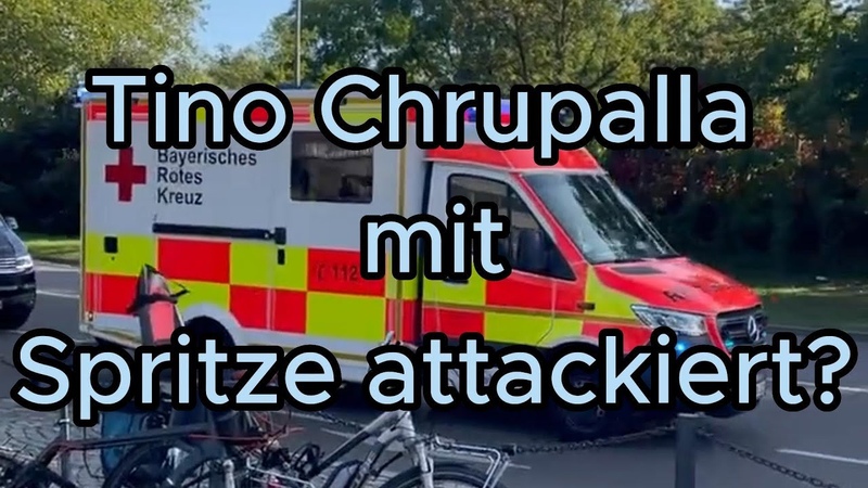 Tino Chrupalla mit Spritze