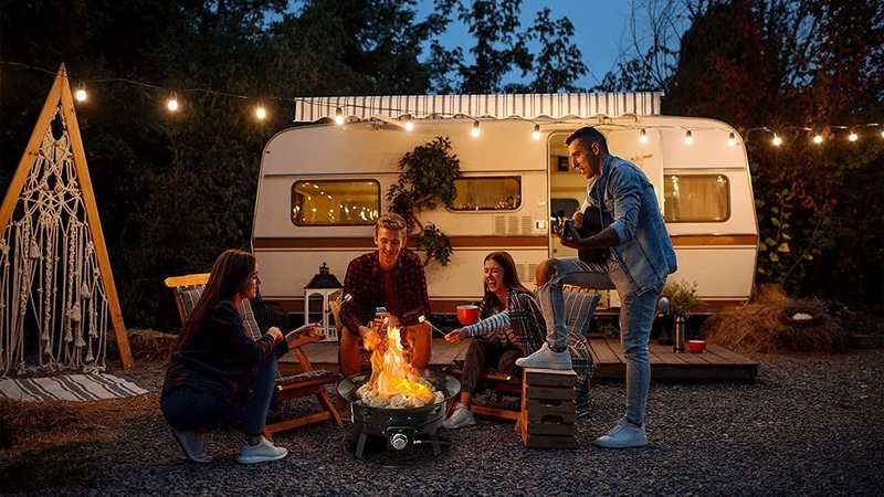 Flame King Portable Propane Fire