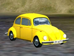 VW Beetle yellow