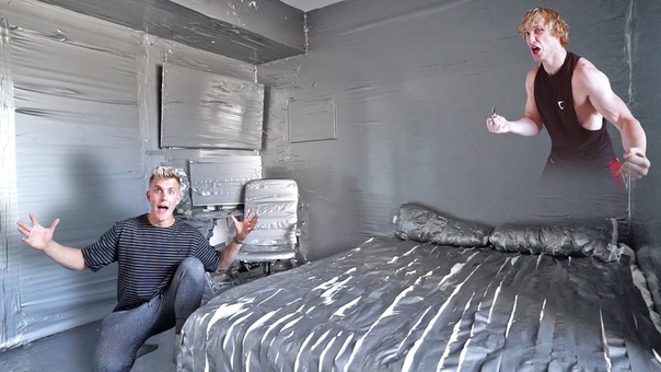 I DUCT TAPED MY BROTHERS ENTIRE ROOM PRANK WARS LOGAN VS.