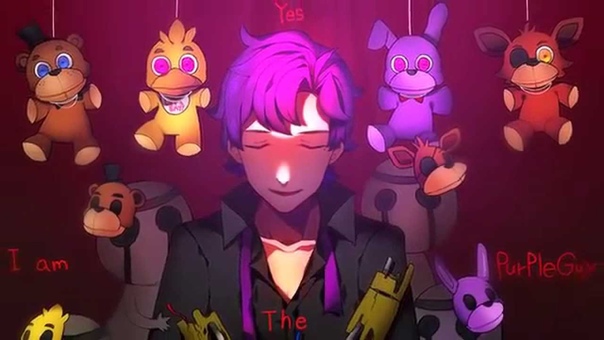 Purple Guy I HOPE YOU DIE IN A FIRE ( TIF