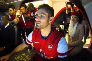 A380 Flight Simulator Challenge - France and Spain | Arsenal | Emirates
