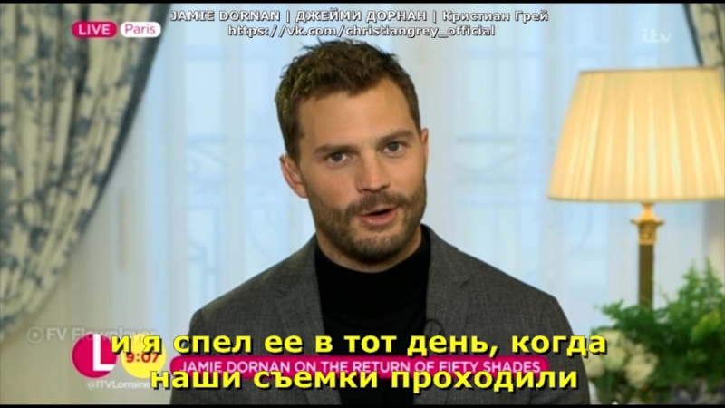 Джейми на передаче Lorraine