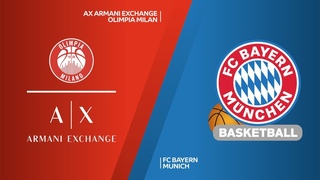 AX Armani Exchange Olimpia Milan - FC Bayern Munich Highlights | EuroLeague RS Round 13