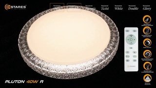 Новый 2019 года PLUTON 40W R Estares потолочный светодиодный светильник с пультом