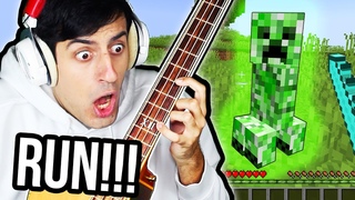 I Played Minecraft Using ONLY a Bass