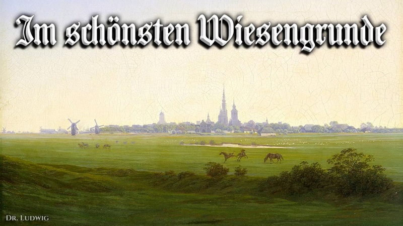 Im schönsten Wiesengrunde German folk song + English