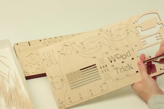 Сборка Механической руки (экзоскелета) от Wood Trick