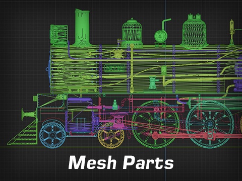 QR PB15 Interior Mesh Library