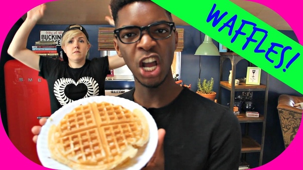 MY DRUNK KITCHEN: Waffles (ft. Kingsley