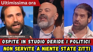 Questo ospite prende a schiaffi tutti i politici