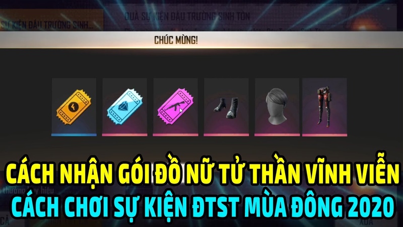 Cách Dùng HH Tâm Vàng Đổi Lấy Gói Đồ Nữ Tử Thần Xinh Đẹp Vĩnh Viễn Trong Sự Kiện