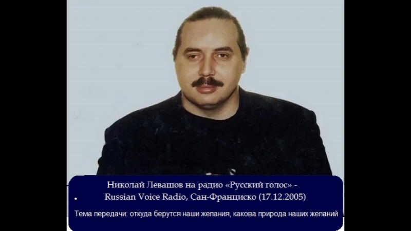 Николай Левашов на радио Русский голос ( Russian Voice Radio), Сан