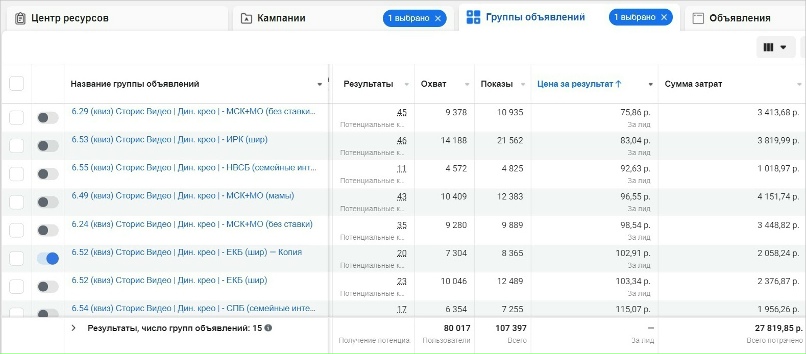 Продвижение детской франшизы в Instagram: 1870 заявок и 13 закрытых сделок на 4+ млн руб., изображение №18