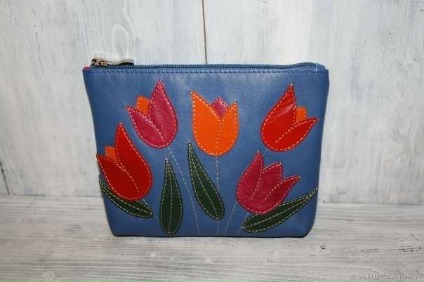 Курс по изготовлению сумок из кожи - второе занятие - косметичка из кожи - Дата: