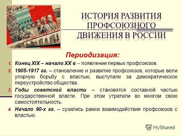 Профсоюзы. Профсоюзы - добровольные общественные объединения граждан, связанных