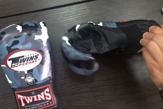 Снарядные перчатки Twins Special FTBGL-UG (Black)