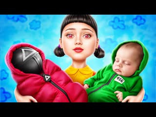 SGD vs ДЕТИ | Кринж Лайфхаки и Смешные Пранки от Семьи с Игры в Кальмара