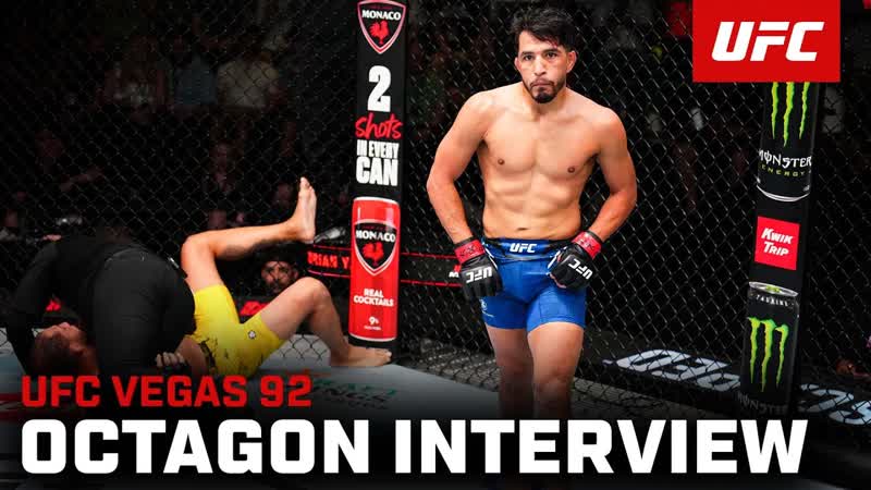 Adrian Yanez Octagon Interview, UFC Vegas