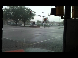 RAIN AND TORNADO SIRENS IN NORTH KANSAS CITY