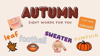 Autumn Vocabulary | For All Ages and English Learners