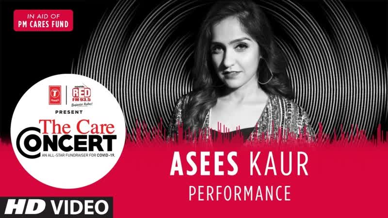 The Care Concert Asees Kaur, PM CARES FUND, T Series, Red