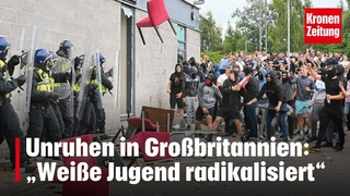 Unruhen in Grobritannien: Weie Jugend radikalisiert |  NEWS