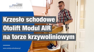 Domowa winda schodowa dla seniora Otolift Modul AIR